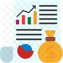 Geschaftsdiagramm Statistik Analyse Symbol