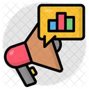 Geschaftsdiagramm Geschaftsgraph Datenmarketing Symbol