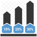 Geschaft Diagramm Infografik Symbol