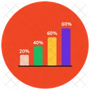 Geschaftsdiagramm Statistik Balkendiagramm Symbol