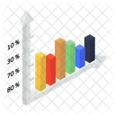 Balkendiagramm Balkengraph Geschaftsdiagramm Symbol