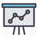 Geschaftsdiagramm Grafik Diagramm Icon