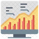 Geschäftsdiagramm  Symbol