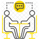 Geschäftsdiskussion  Symbol