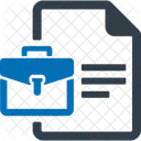 Geschäftsdokument  Symbol