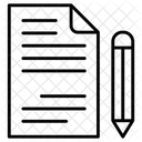 Geschäftsdokument  Symbol