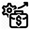Geschäftsentwicklung  Symbol