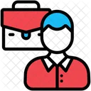 Geschaft Aktentasche Buro Symbol