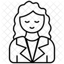 Geschäftsfrau  Symbol