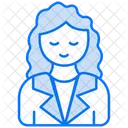 Geschäftsfrau  Symbol