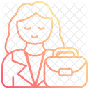 Geschäftsfrau  Symbol