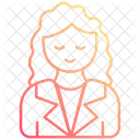 Geschäftsfrau  Symbol