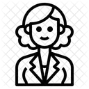 Geschäftsfrau  Symbol