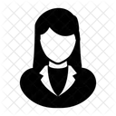 Geschäftsfrau  Symbol