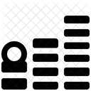 Geschäftsgewinndiagramm  Symbol