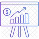 Geschäftsdiagramm  Symbol