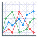 Geschäftsdiagramm  Symbol