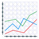 Geschäftsdiagramm  Symbol