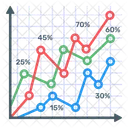 Geschäftsdiagramm  Symbol