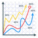 Geschäftsdiagramm  Symbol