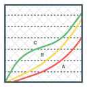 Datenanalyse Statistik Diagramm Symbol