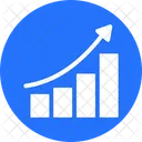 Business Grafik Diagramm Zunehmender Pfeil Symbol