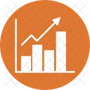 Business Grafik Diagramm Zunehmender Pfeil Symbol