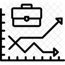 Geschäftsdiagramm  Symbol