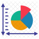 Geschaftsdiagramm Datenanalyse Infografik Symbol