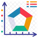 Geschaftsdiagramm Datenanalyse Infografik Symbol