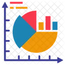 Geschaftsdiagramm Datenanalyse Infografik Symbol