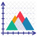 Geschaftsdiagramm Datenanalyse Infografik Symbol