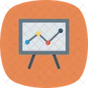 Businessgraph Geschaftsprasentation Graphboard Symbol