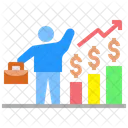 Geschäftsinvestitionen  Symbol