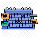 Geschäftskalender  Symbol