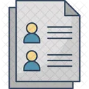 Geschäftskontakte  Symbol