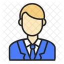 Avatar Mitarbeiter Mann Icon