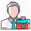 Senior Geschaftsmann Avatar Icon