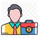 Avatar Geschaftsmann Portfolio Icon