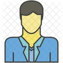 Mann Avatar Charakter Symbol