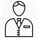 Geschäftsmann-Avatar  Symbol
