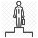Geschaftsmann Position Erfolg Icon