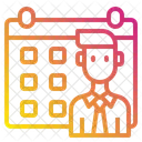 Ernennung zum Geschäftsmann  Symbol