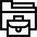 Geschäftsmappe  Symbol