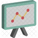 Business Prasentation Tafel Staffelei Symbol