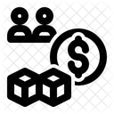 Geschaftsressource Kleinunternehmen Geschaftstransaktion Symbol