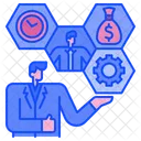 Geschaftsressource Administrator Geschaftsleiter Icon
