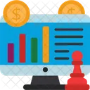 Geschaftsstrategiediagramm Diagramm Grafik Symbol