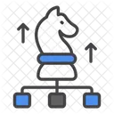 Geschäftsstrategie  Symbol
