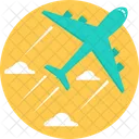 Flugzeug Transport Flug Icon